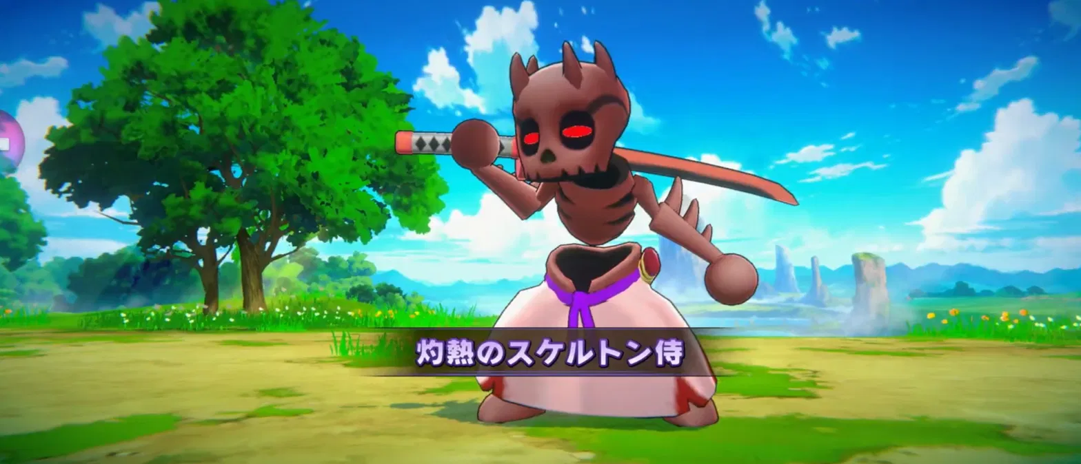 パワアド　メインストーリー22-20灼熱のスケルトン侍登場シーン